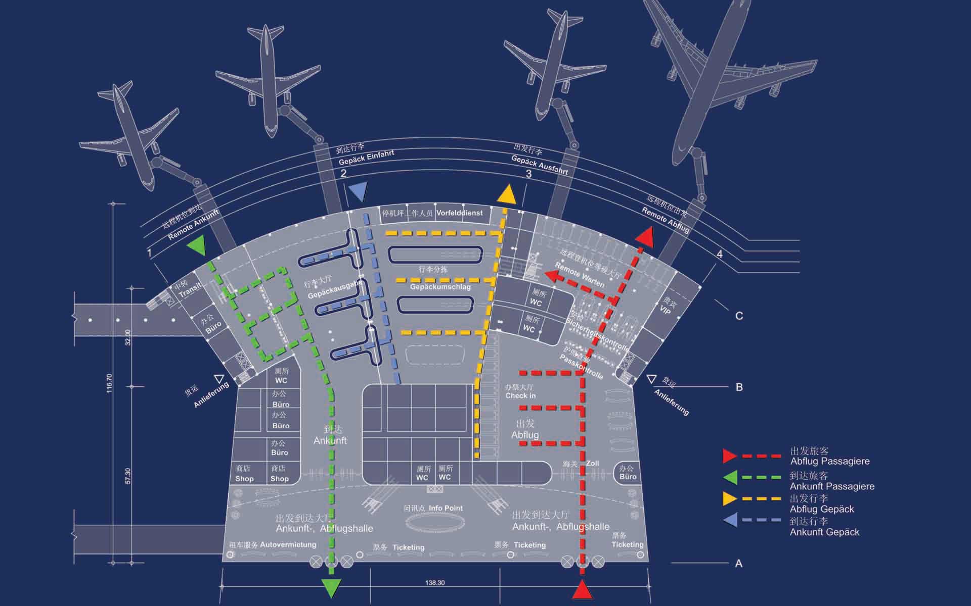 toggle navigation  沈阳桃仙国际机场一期设计接待能力每年600万名